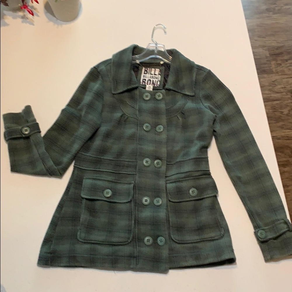 Black and sage Billabong coat size large